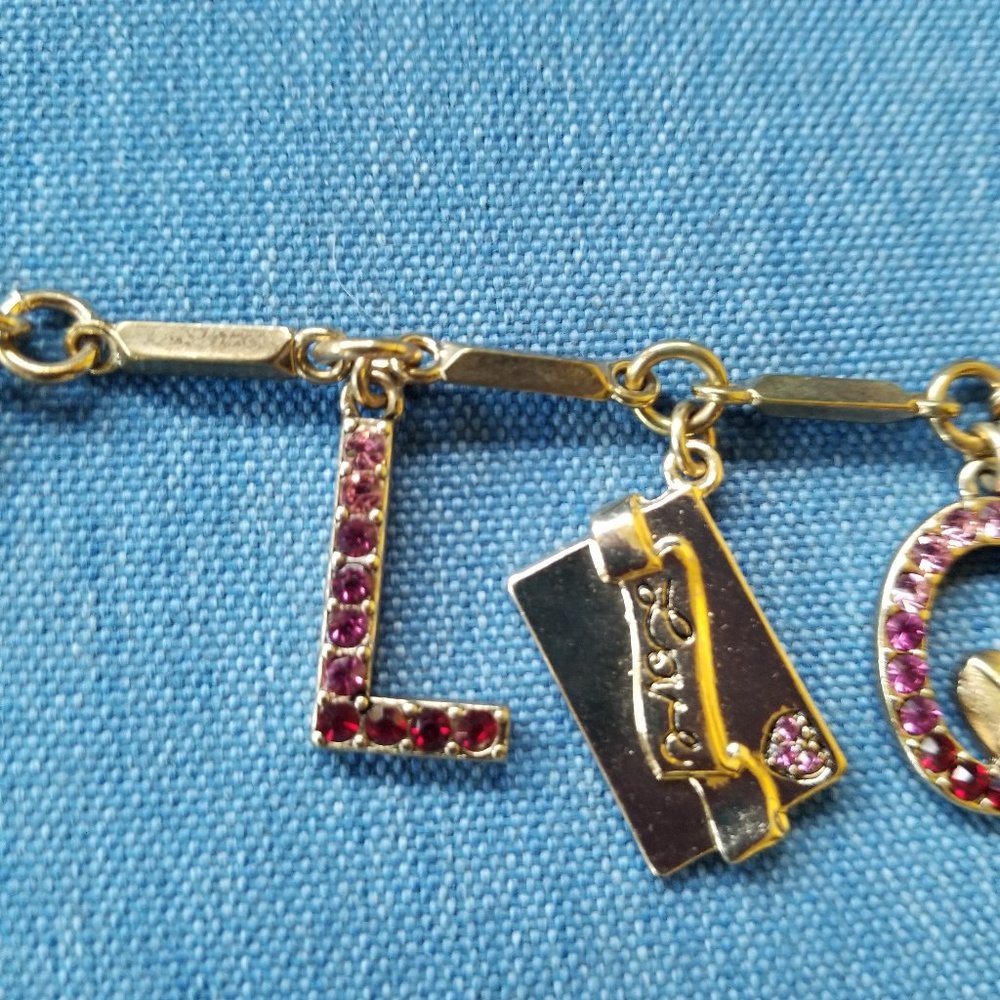 Betsey Johnson Necklace, Earrings, Bracelet "LOVE" Collection - NWOT - Picture 9 of 16
